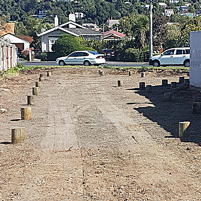 new house piling drilling