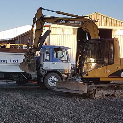 dunedin caterpillar excavator