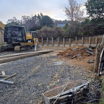 mosgiel retaining wall